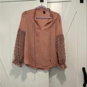 Blush blouse never wore